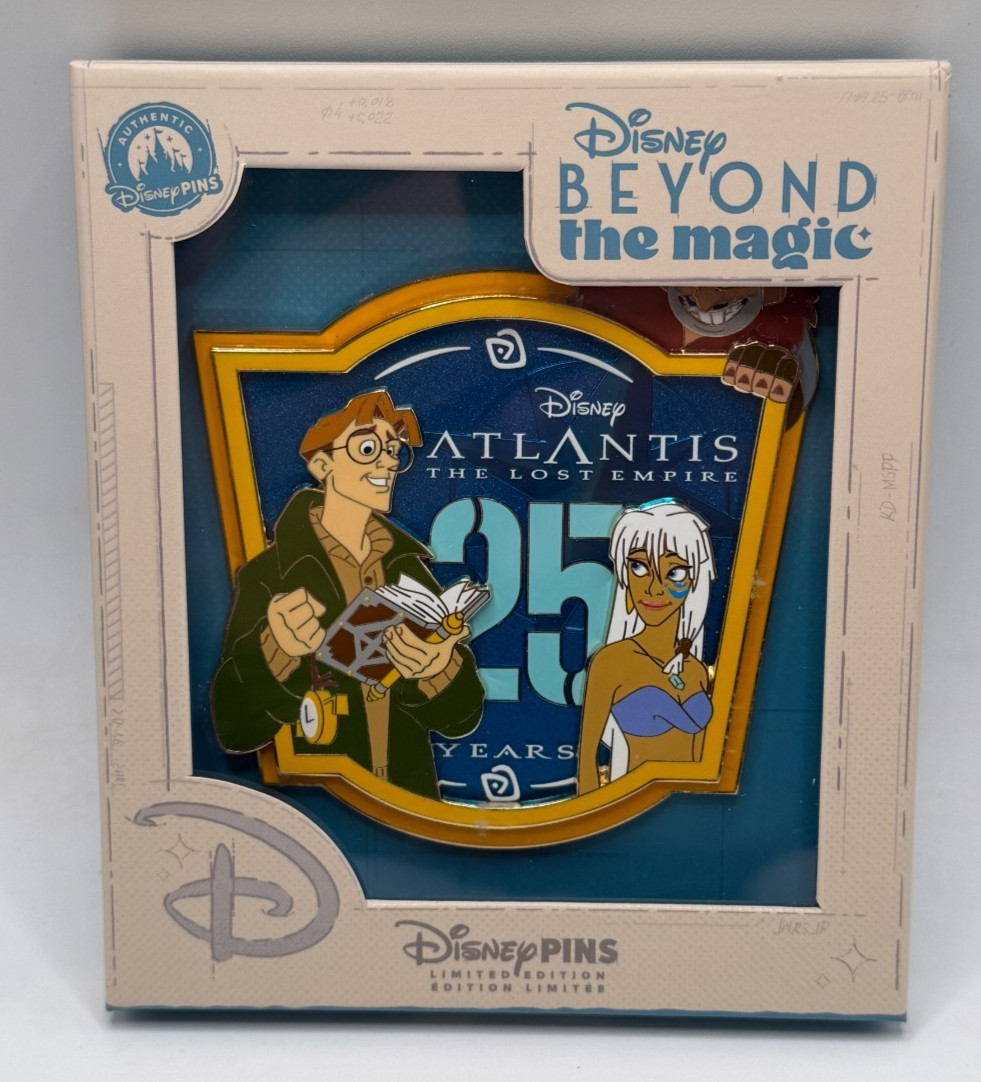 2026 Disney D23 Beyond Magic Atlantis The Lost Empire 25th Anniversary Pin LE800