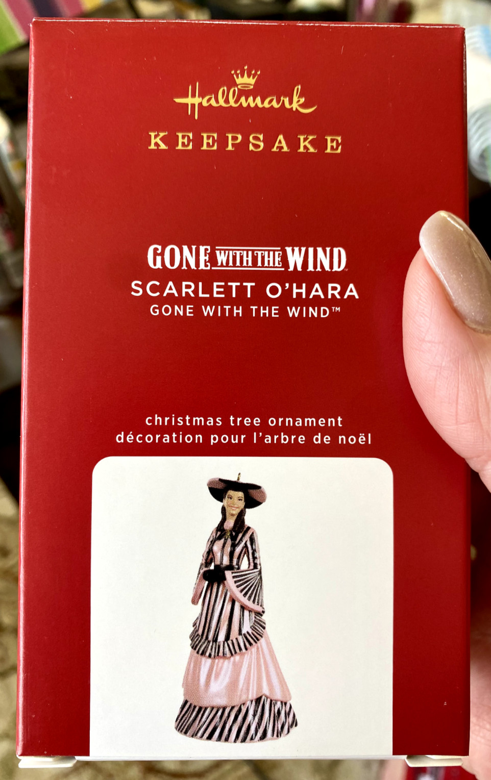 RARE 2020 RECALLED Hallmark Gone with the Wind Scarlett O'Hara Ornament MIB