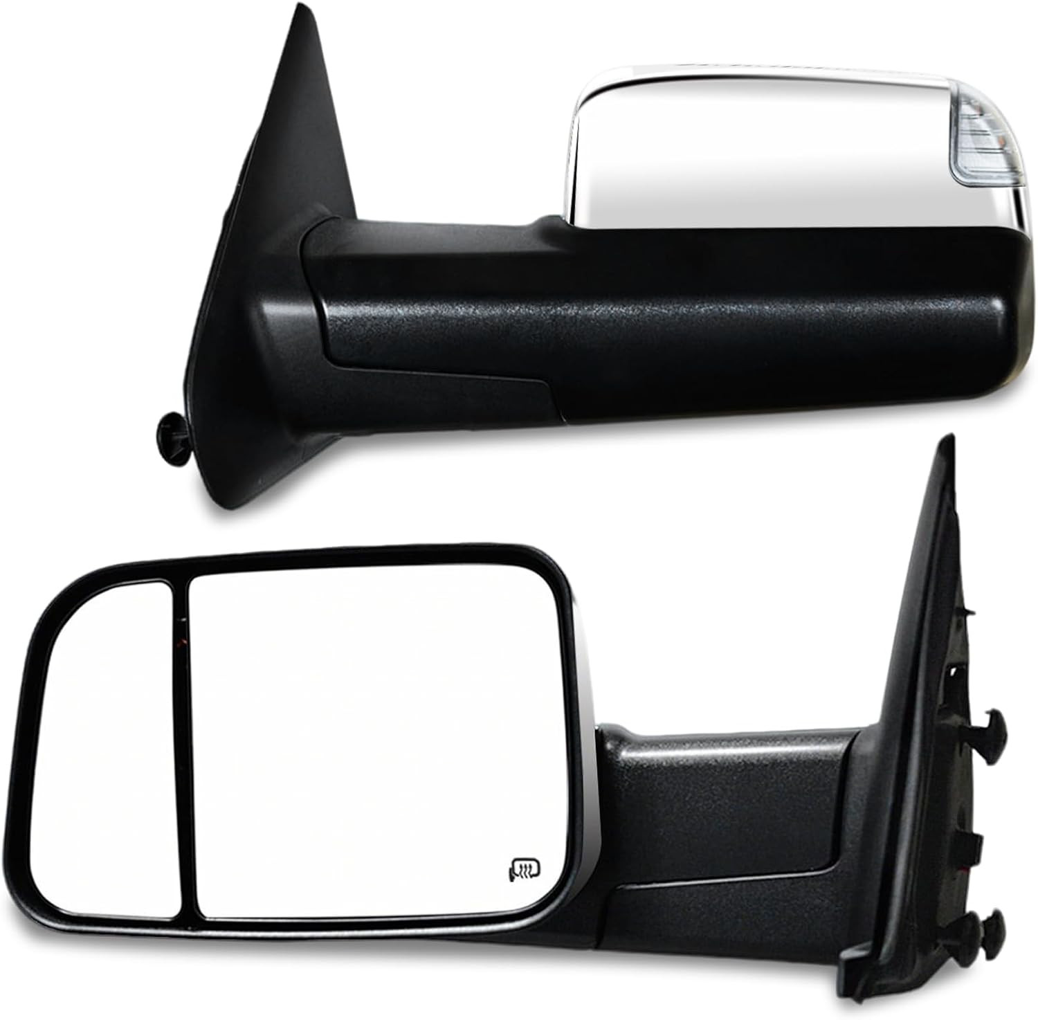 New Towing Mirrors Compatible with 2002-2008 Dodge Ram 1500 for 2003-2009 Dodge