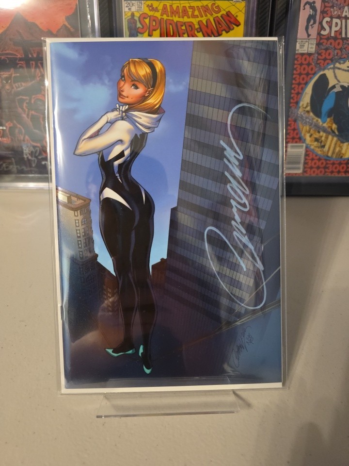 Spider Gwen The Ghost Spider #5 Virgin Foil Edition J Scott Campbell Signed