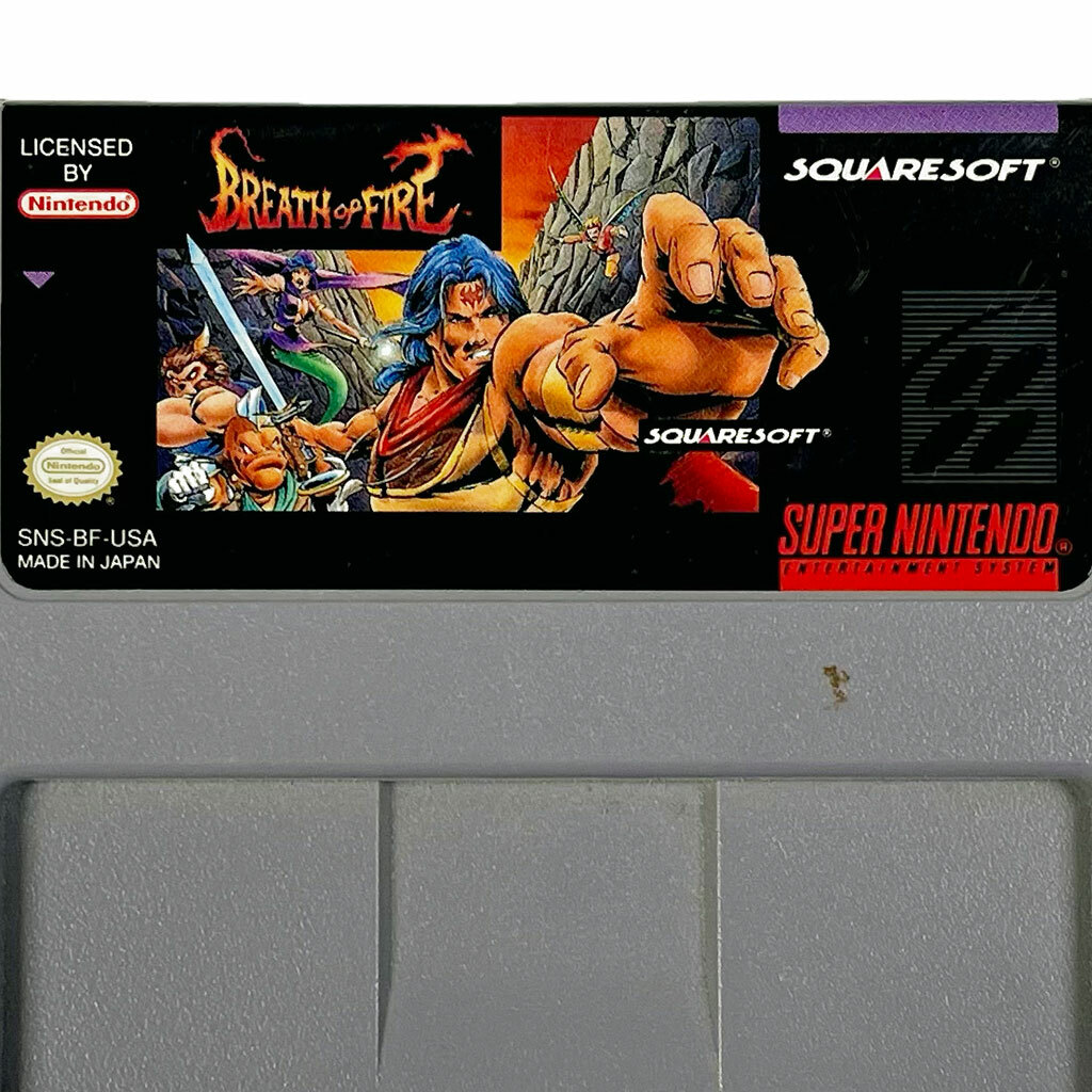 Breath of Fire | Super Nintendo Entertainment System 1994 | SNES Authentic Cart