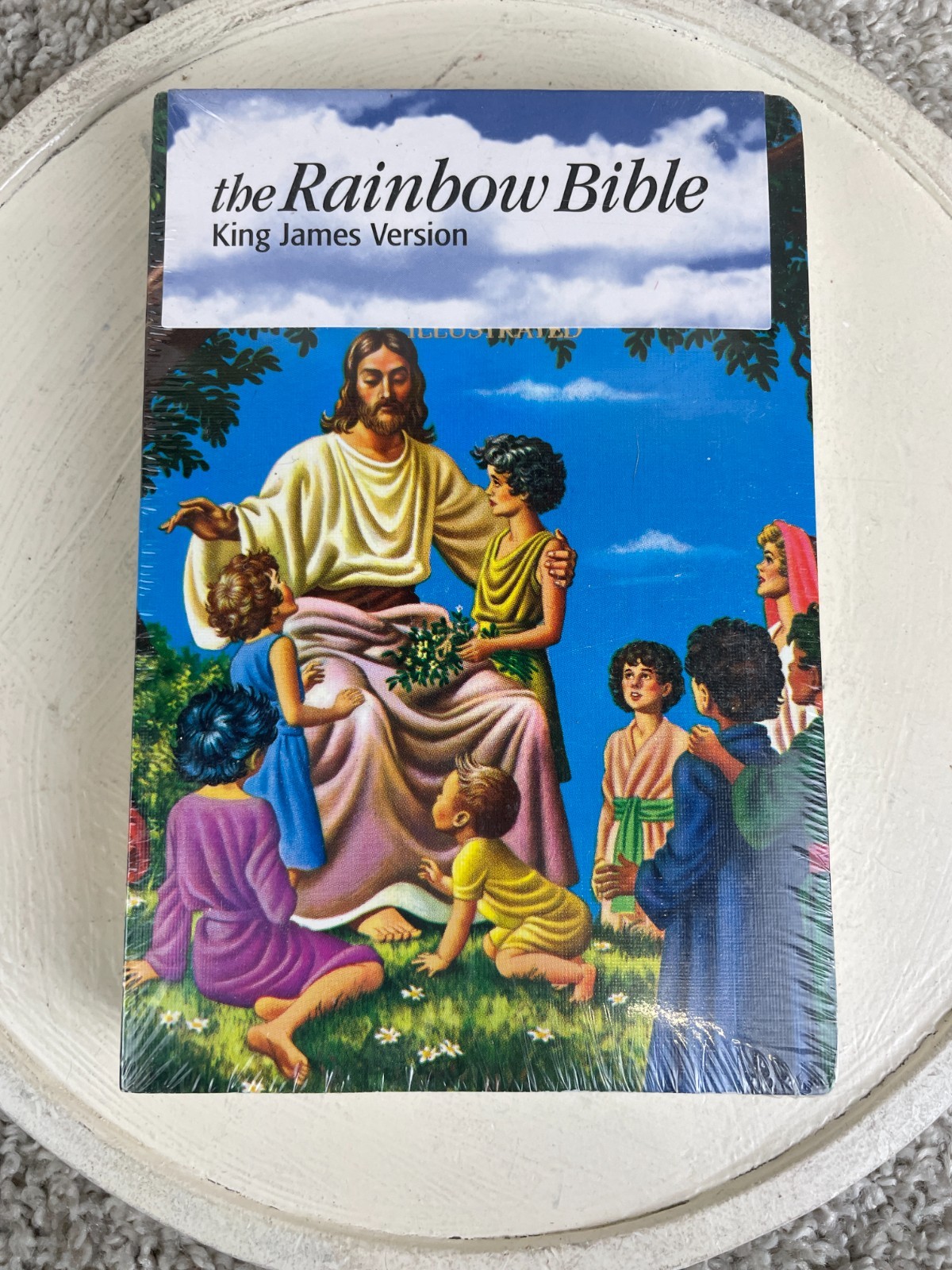The Rainbow Bible King James Version KJV Illustrated World Publishing HC NWT
