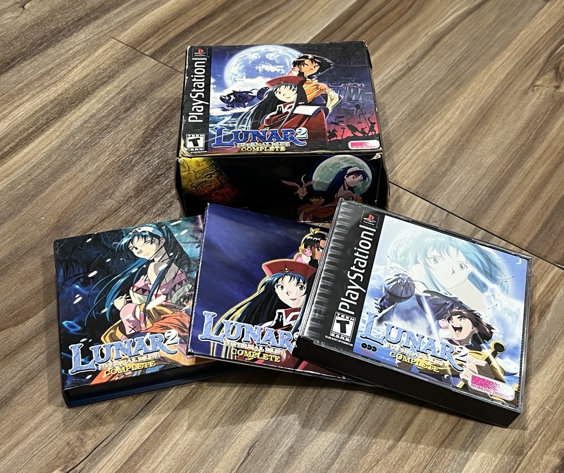 Lunar 2 Eternal Blue Complete [Collector\'s Edition] PS1 Sony PlayStation RPG Box