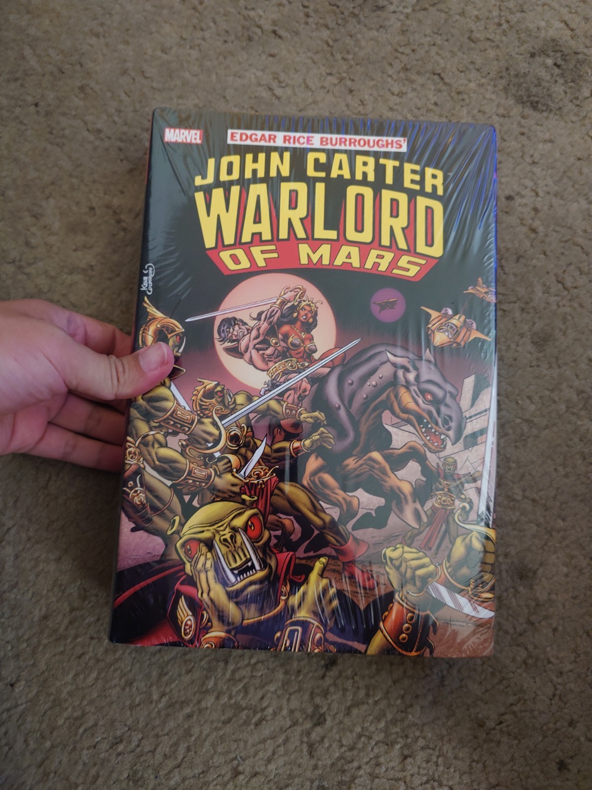 MArvel JOHN CARTER WARLORD OF MARS - HC Omnibus DM SEALED