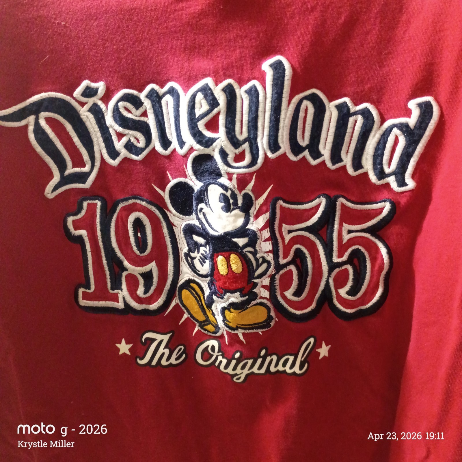 VGT Disney Parks Authentic Original Disneyland 1955 The Original US Mens Medium 