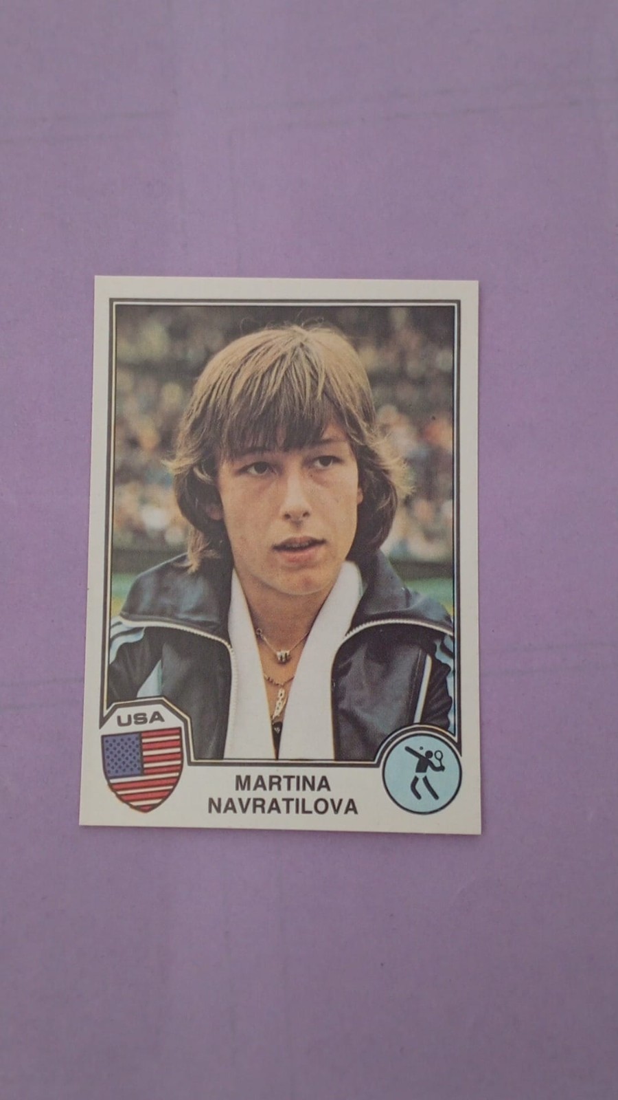 MARTINA NAVRATILOVA PANINI SPORT SUPERSTARS 82 #315 EXCELLENT