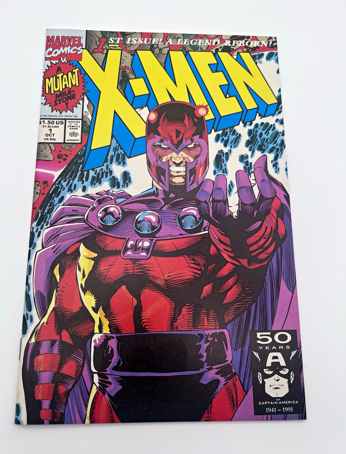 Marvel Comics X-Men #1 - 10 (1991) 1st Issue Jim Lee Cover, 1st prints VF/NM