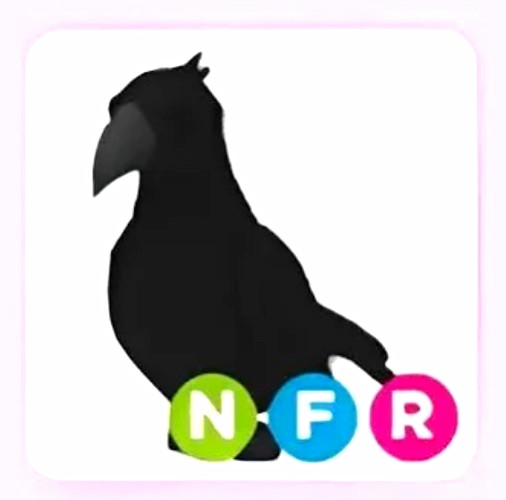 Adopt Me NFR Crow - Neon Fly Ride Crow