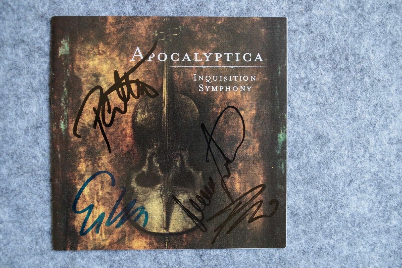Apocalyptica - Inquisition Symphony CD Album Signed/Autographed/Autograph