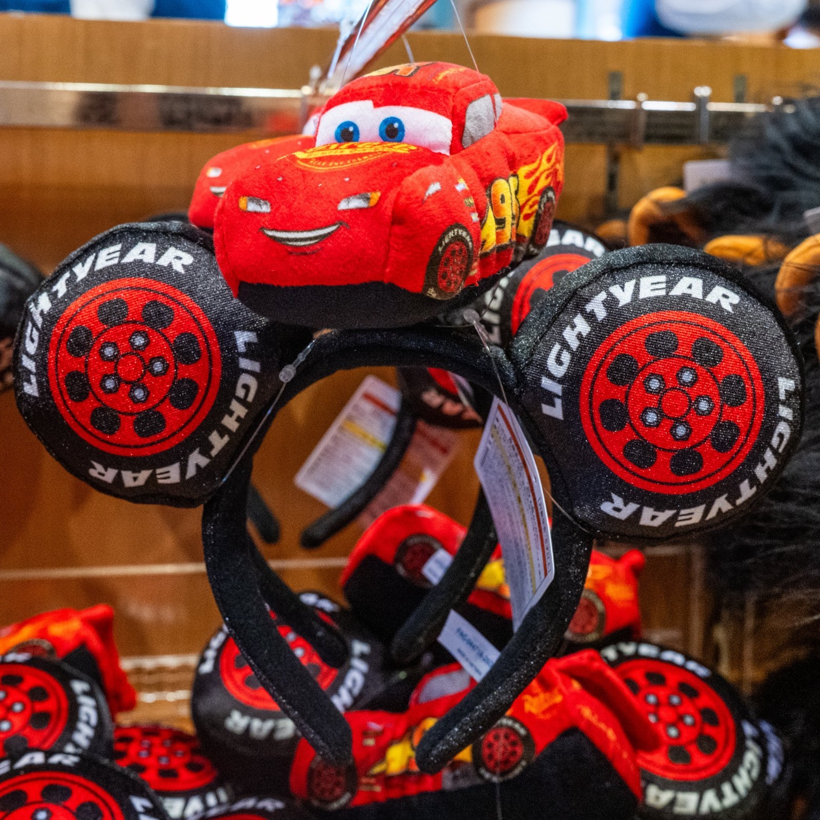 Tokyo Disney Resort Pixar Cars Lightning McQueen Headband Japan Pre Order