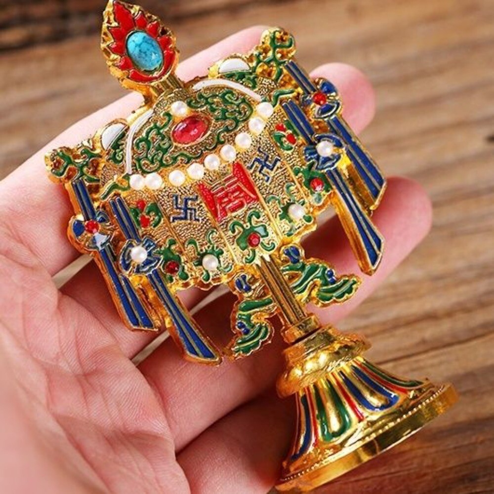 Craft Supplies Eight Auspicious Ornament Combination Offering Set Eight Small