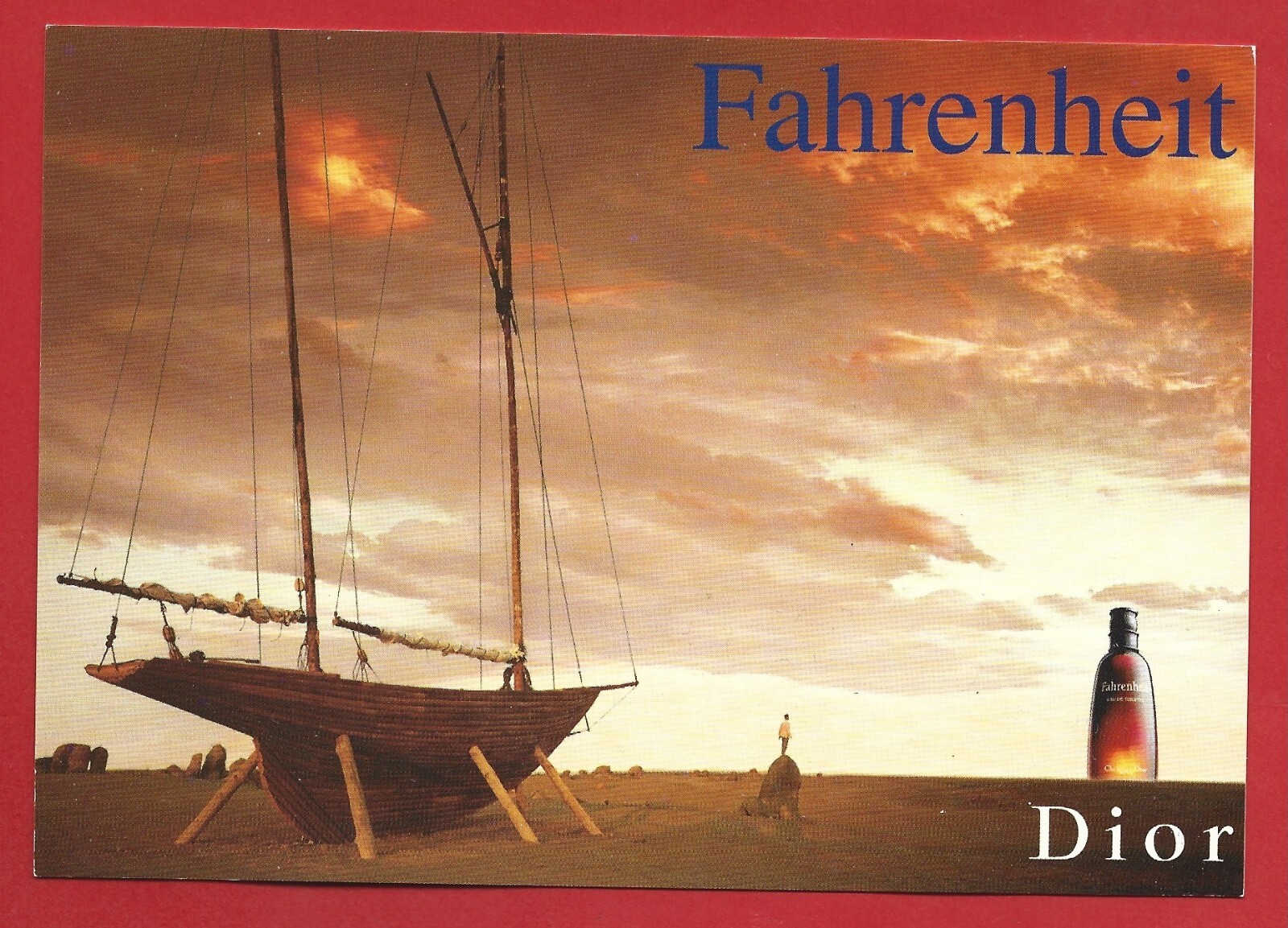 Postcard NV ITALY - PROMOCARD - DIOR Fahrenheit - PC 2215 - 10 x 15
