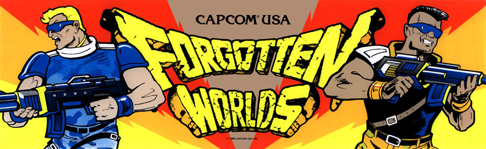 Forgotten Worlds Arcade Marquee 26
