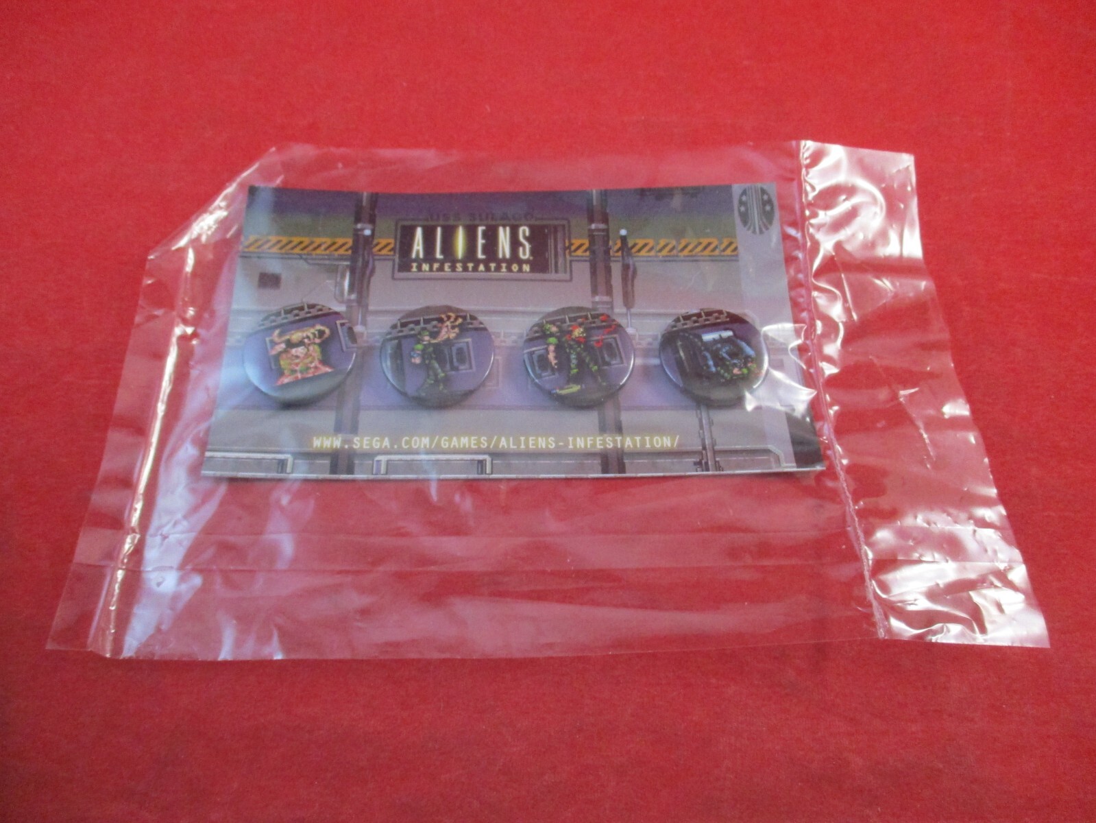 Aliens Infestation Nintendo DS Sega PAX Promotional Pin Set *NEW*