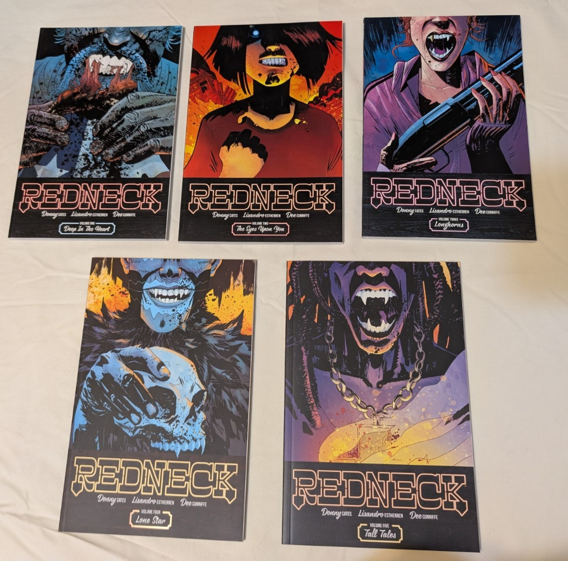 REDNECK: VOL. 1, 2, 3, 4, 5 COMPLETE TPB SET | 1ST PRINTS | NM | IMAGE COMICS
