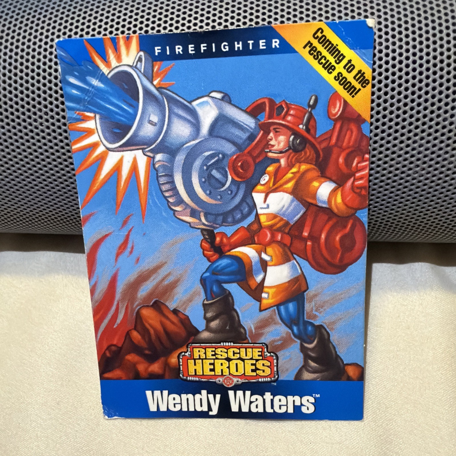 1998 Fisher-Price Mattel Rescue Heroes Wendy Waters Firefighter NM