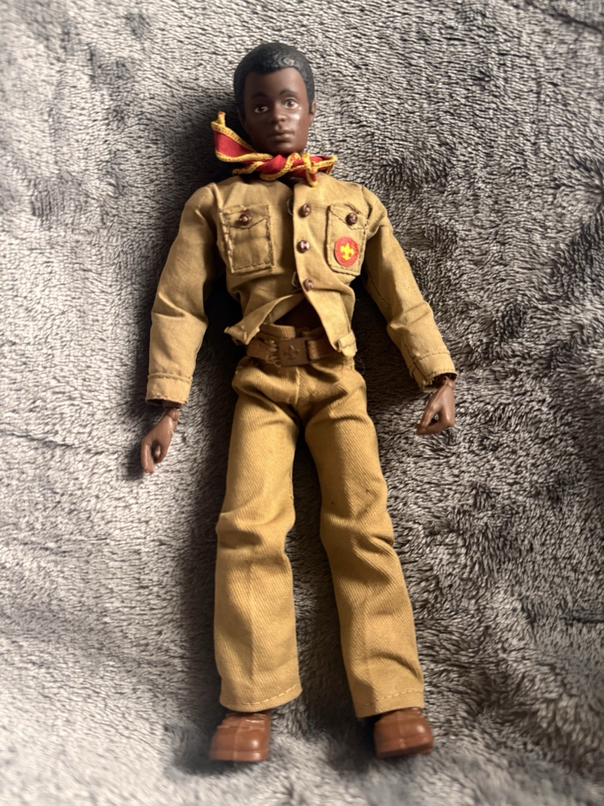 Vintage Kenner, Bob Scout 1974 African-American Boy Scouts of America Figurine