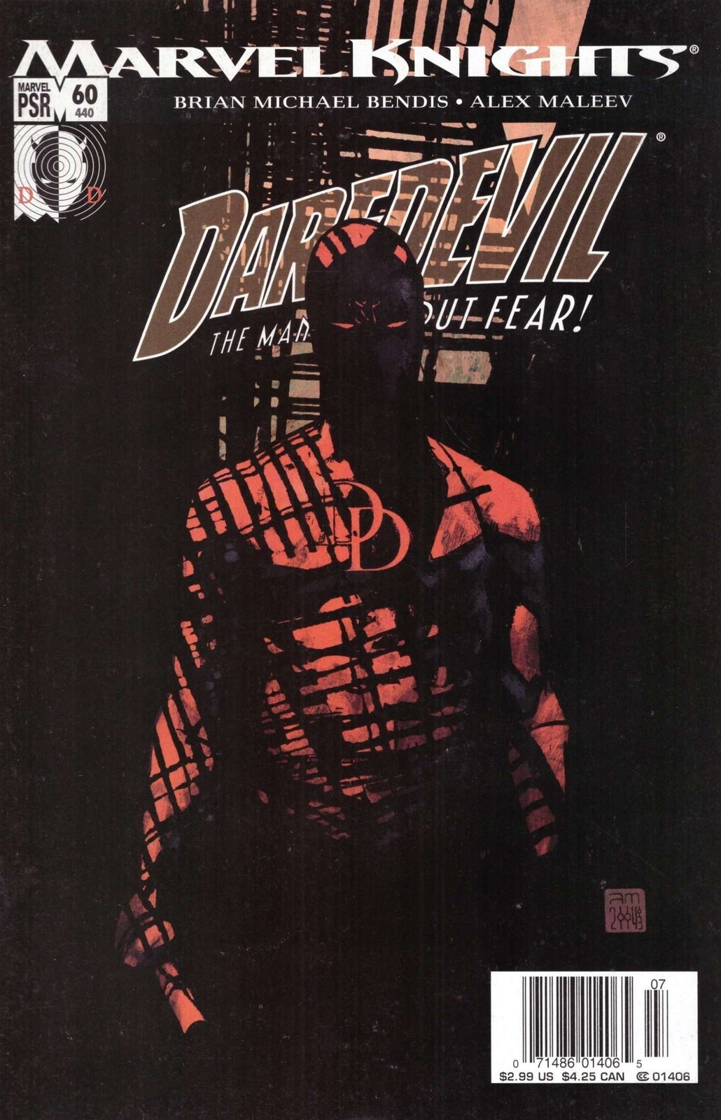 Daredevil (Vol. 2) #60 (Newsstand) FN; Marvel | 440 Bendis Alex Maleev - w/Bag+B