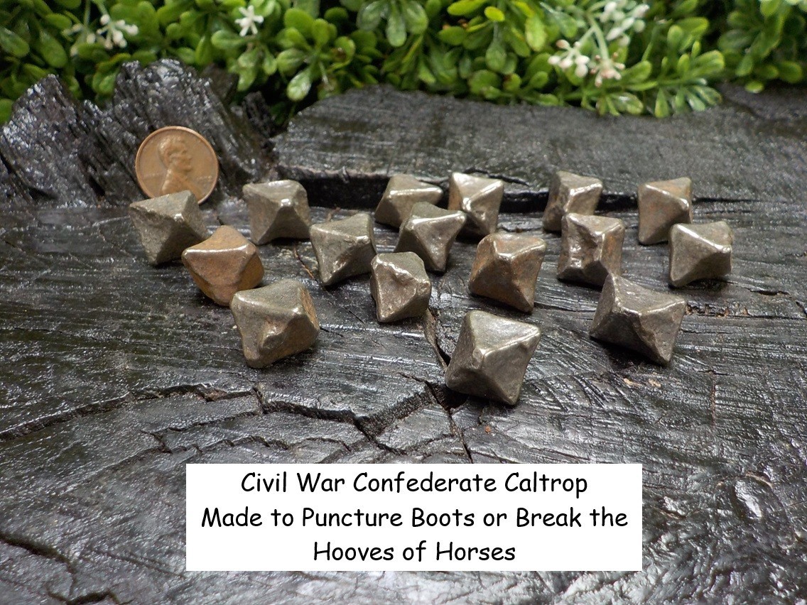 Rare Vintage Antique Civil War Relic Confederate Cavalry Caltrop Horse Crippler