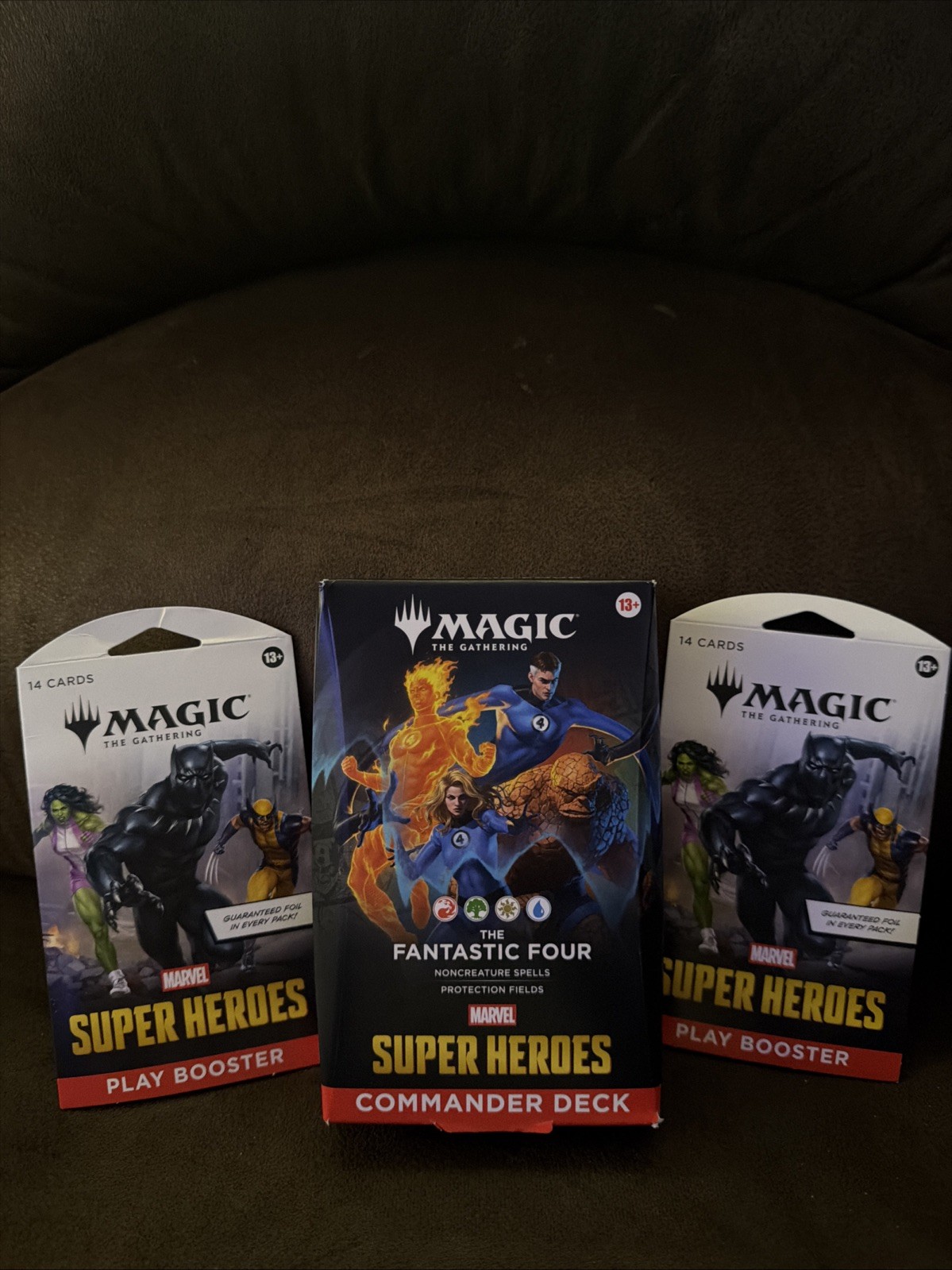 MTG Marvel Super Heroes Commander Deck The Fantastic Four (Sealed)+Bonus x2 Pack