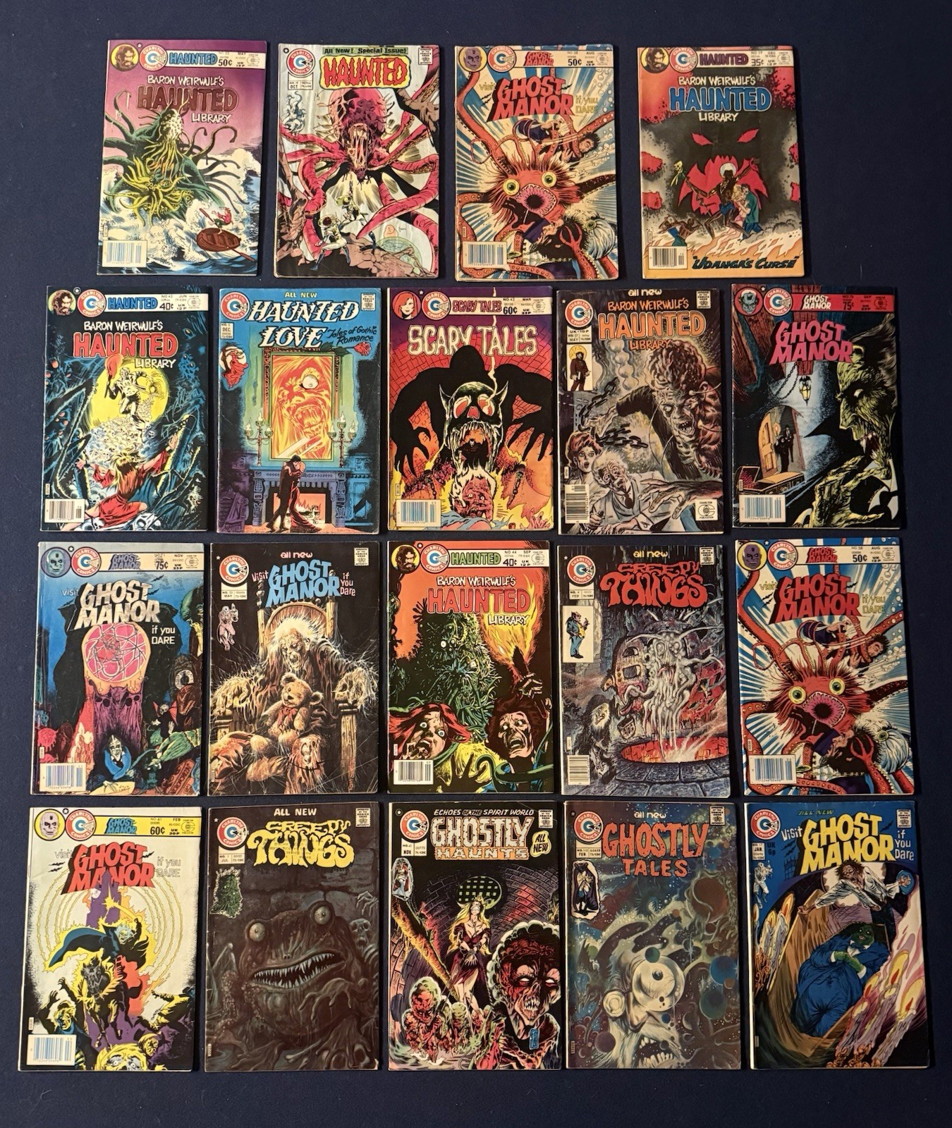 Tom Sutton Ultimate Collection (Charlton) 19 Book Lot (Ghost Manor #23 + More)
