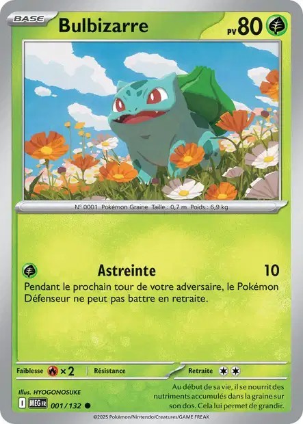 Pokemon card fr MEG 01 Mega-Evolution REVERSE of your choice