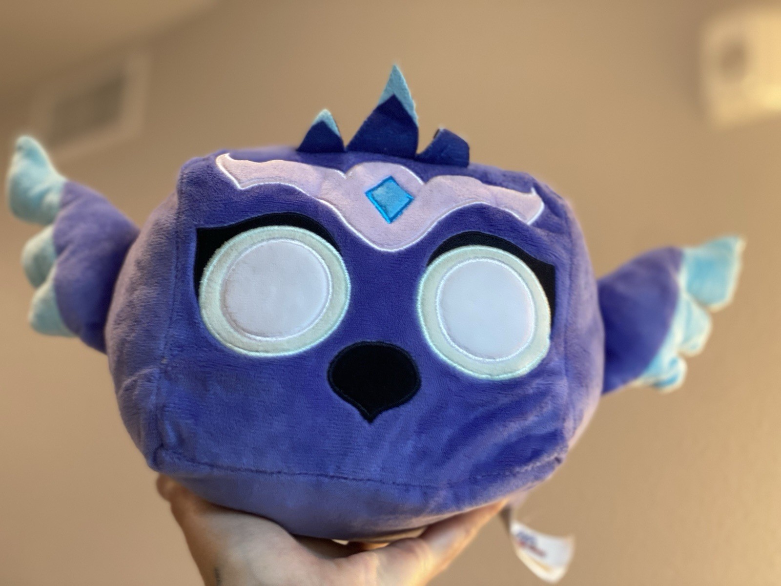 Pet Simulator X Plush Dragon Toy Big Games Roblox Square Blocky Purple Blue⁠