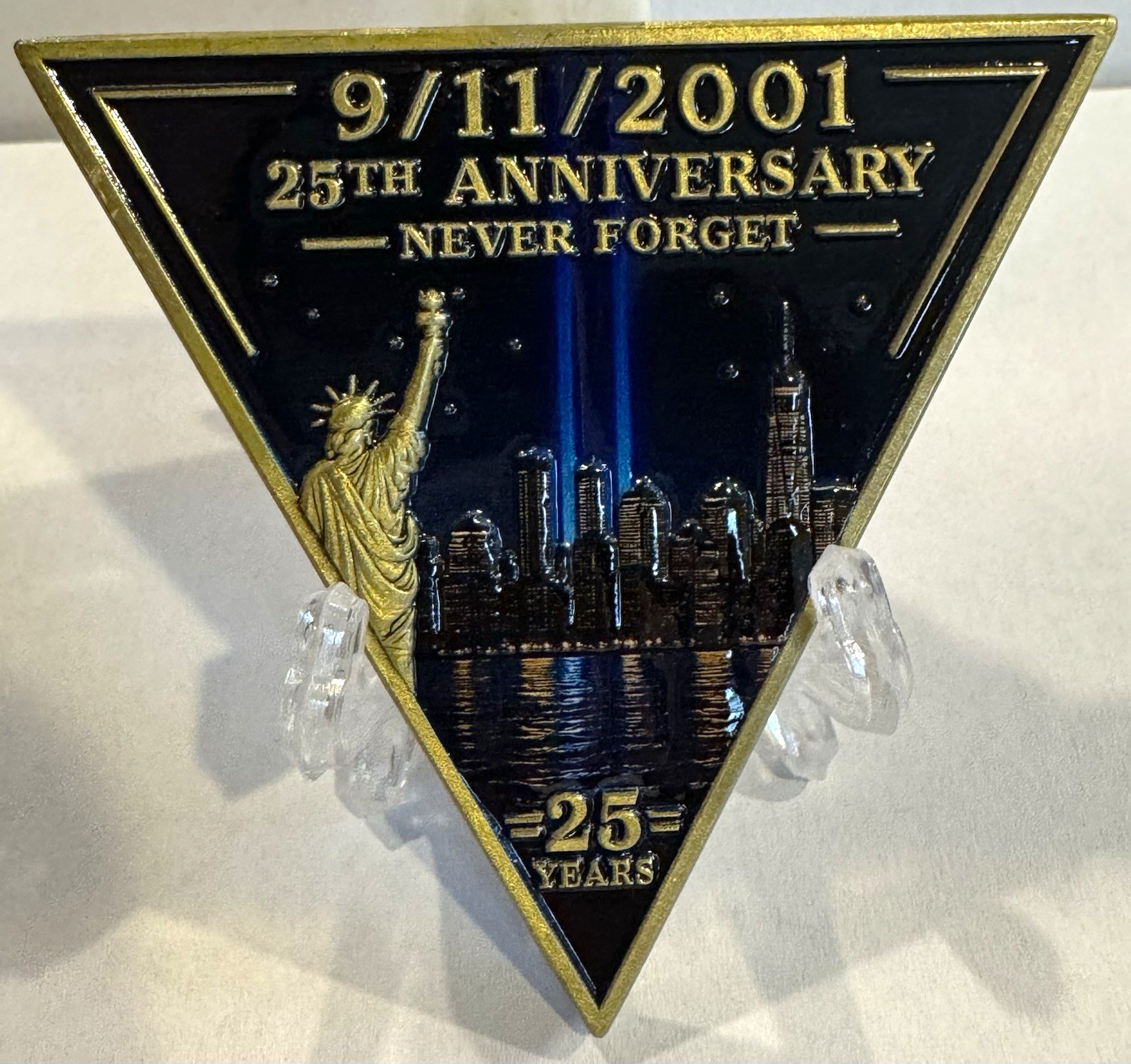 New Jersey State Police 9/11/2001 25th Anniversary Never Forget Challenge Coin