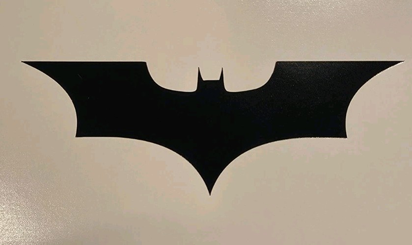 2 Diecut Vinyl DARK KNIGHT LOGO Batman Car Truck Decal Sticker Gift Laptop Comic