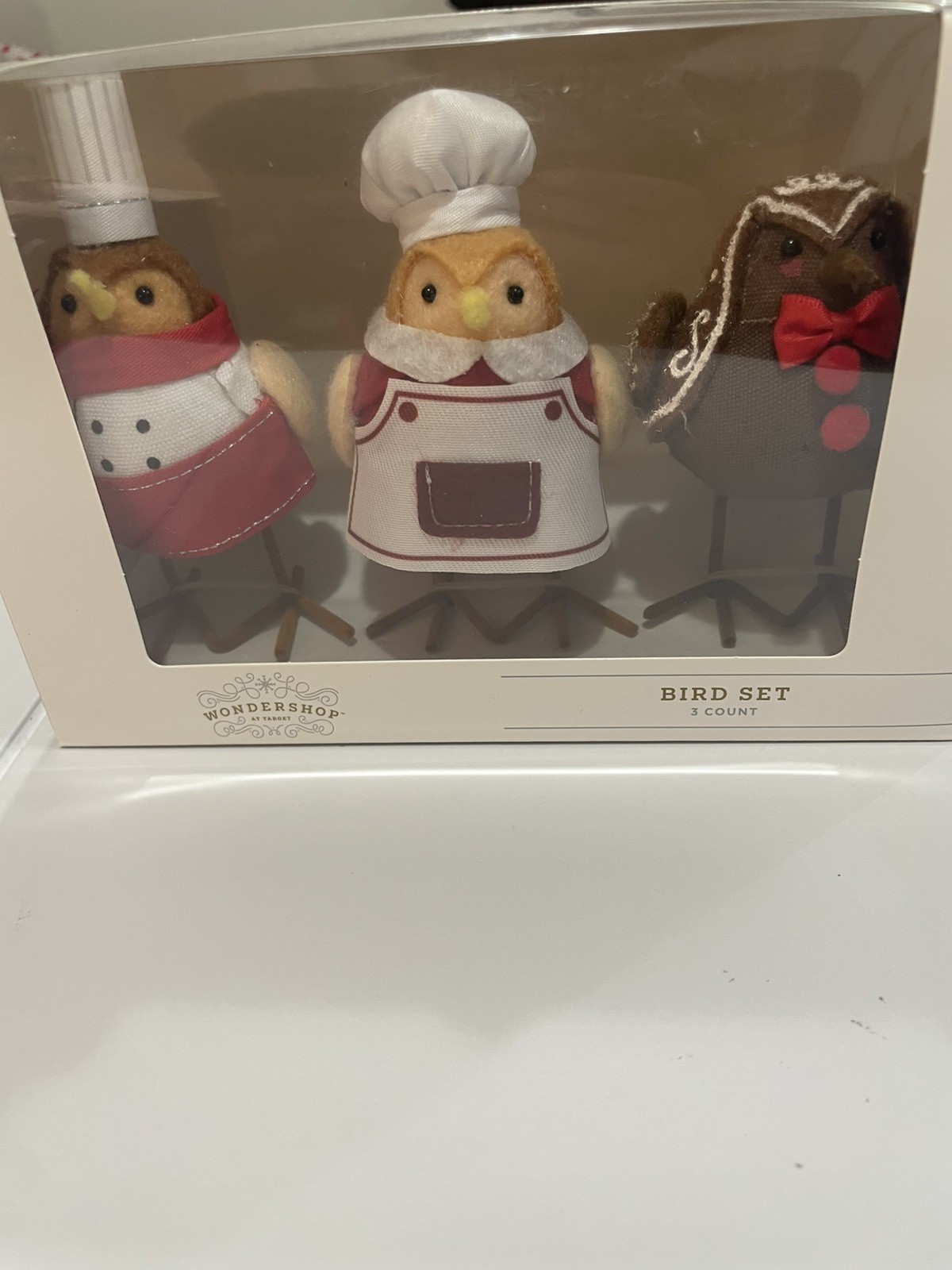 Target Wondershop Featherly Friends Bird Chef & Gingerbread Set