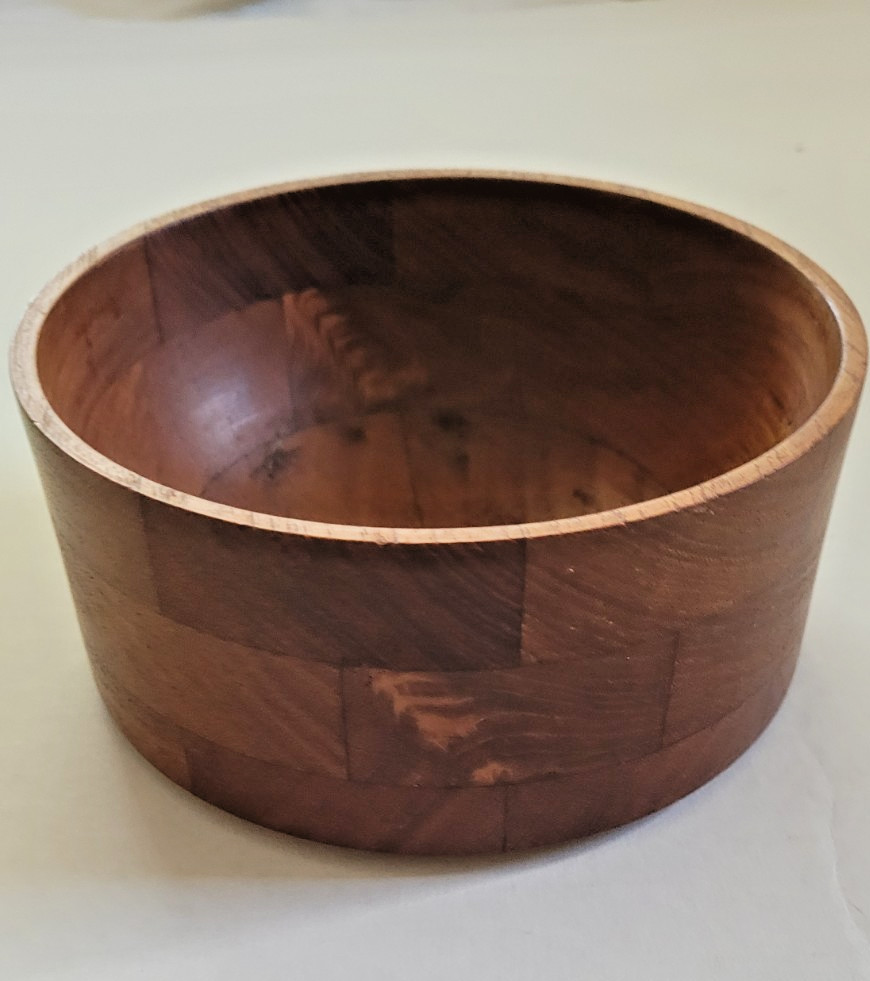 Vintage Teak Bowl MCM Ernest Sohn Siam Danish Scandinavian