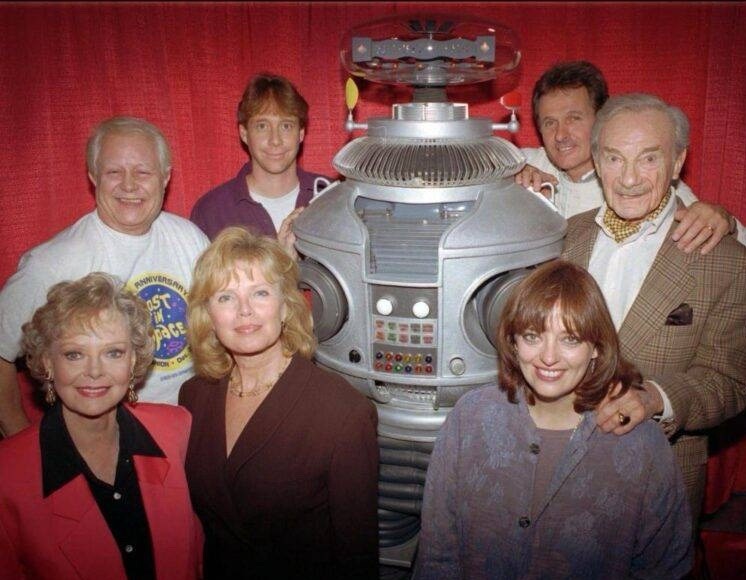 1965, Lost in Space, next to the B-9 robot. The photo taken in 1998.photo 8.5x11