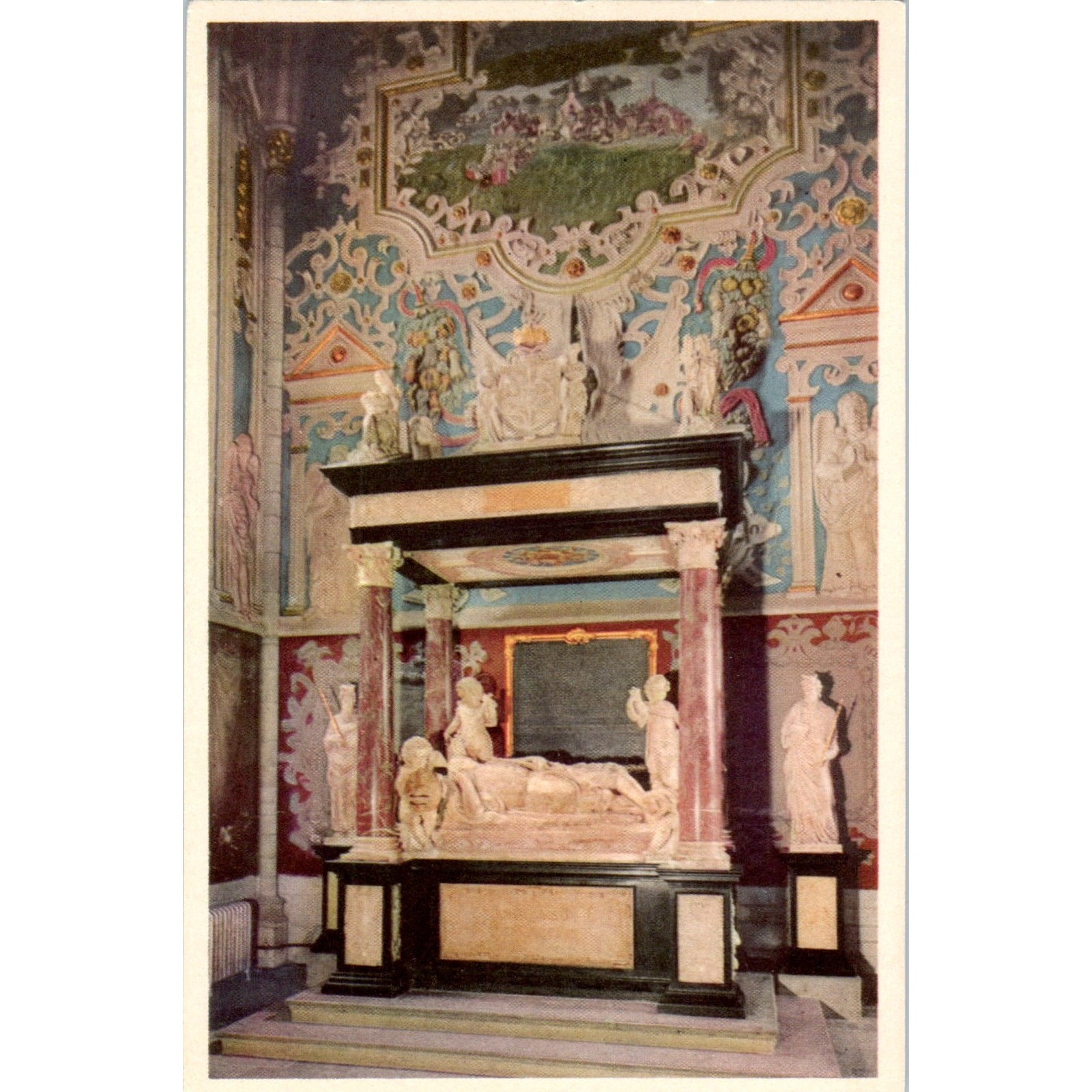 Uppsala Domkyrka Konung Johan III:s Minnesvärd Sweden Original Postcard P2-1