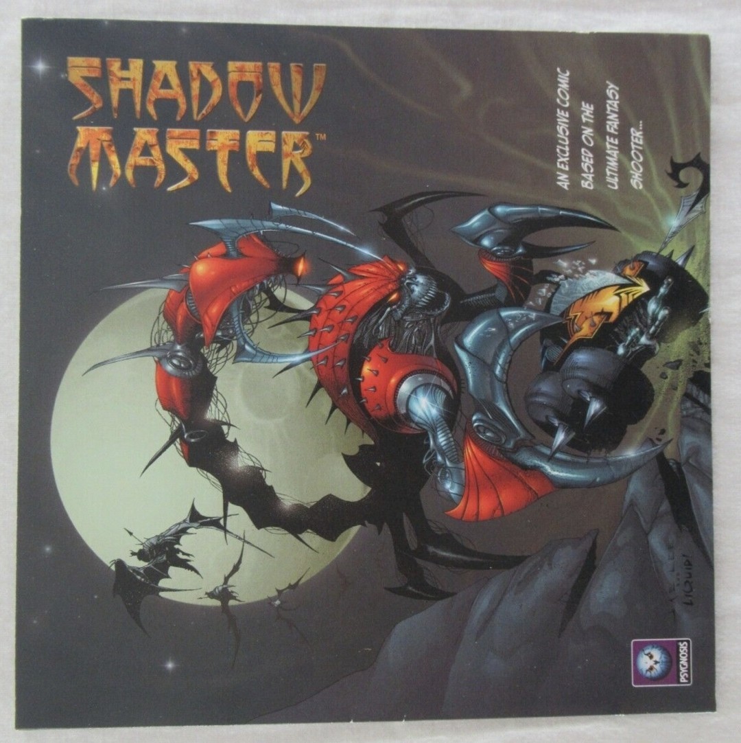 Psygnosis/Sony SHADOW MASTER PROMOTIONAL MINI COMIC Fold Out - 1997 Jae Lee Art