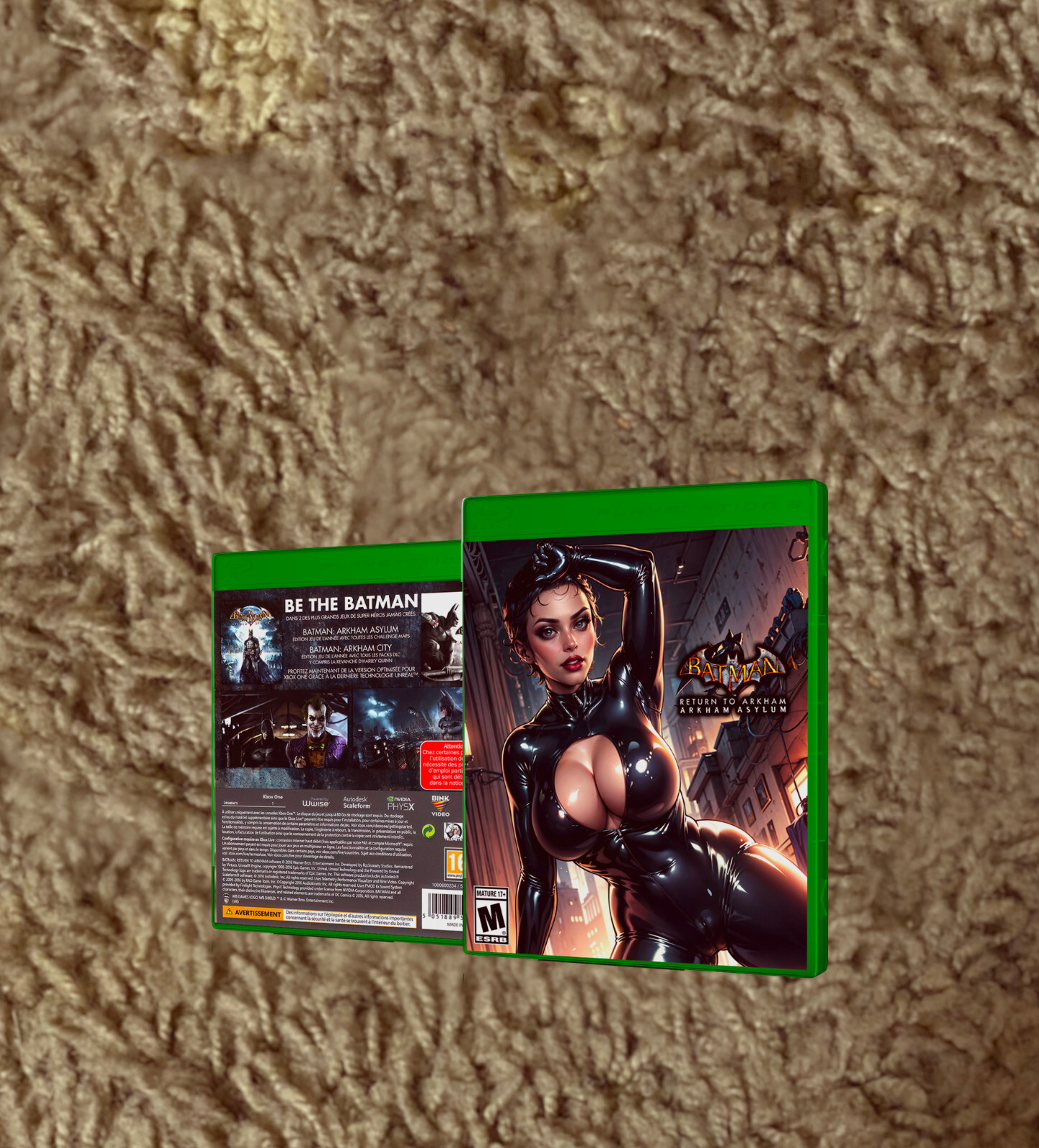 Return to Arkham XBOX ONE CUSTOM COVER ART NO GAME NO CASE