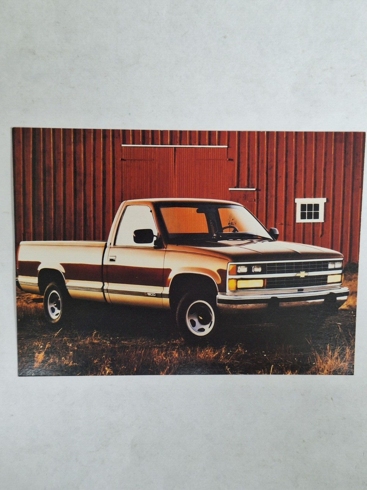 Original NOS 1988 Chevrolet Silverado Full-Size Pickup Advertising Postcard OBS