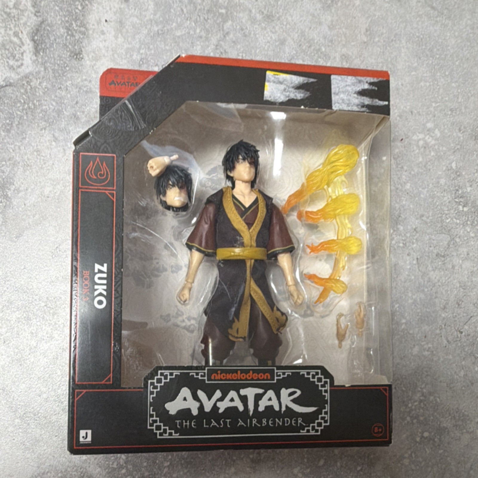 Jazwares Zuko Figure Boxed Avatar The Last Airbender Nickelodeon Collectible