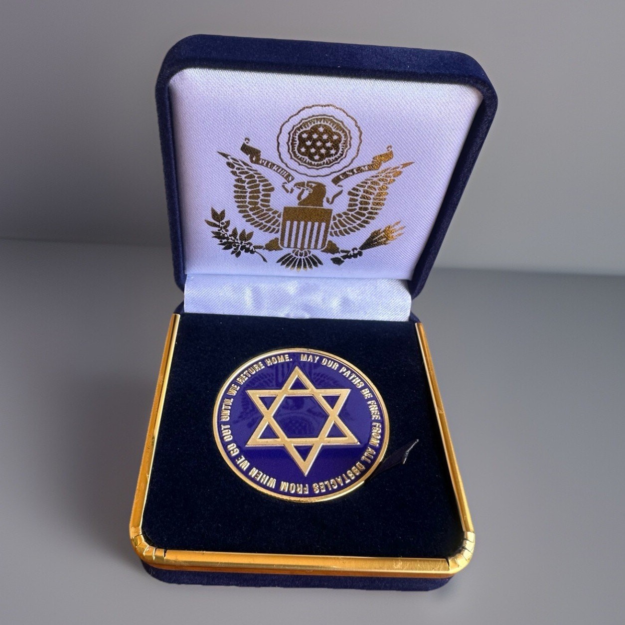 Star Of David Warrior Spirit Jewish Chi Luck Carry With You Challenge Coin