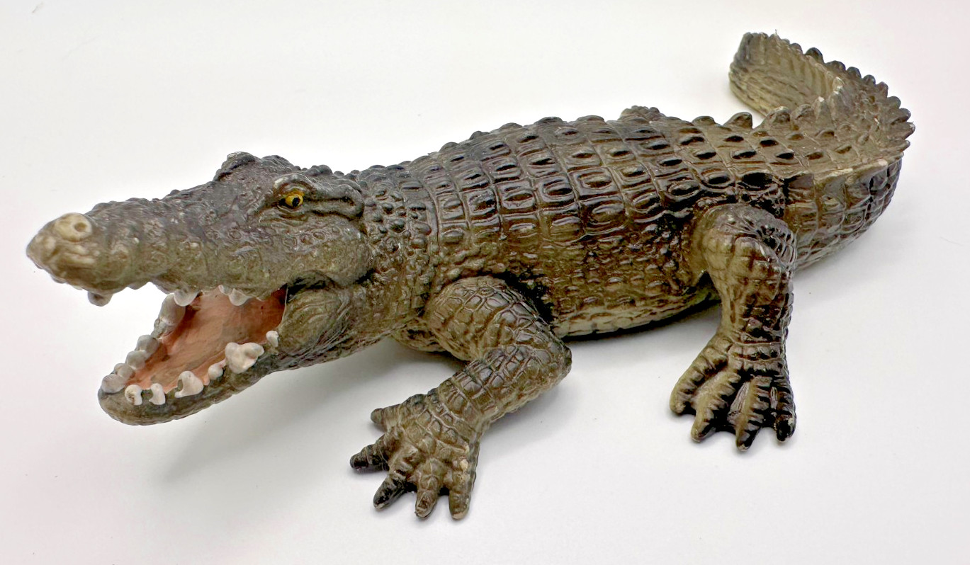 Schleich Crocodile Aligator Figure 2014 Plastic Toy D-73527 USED