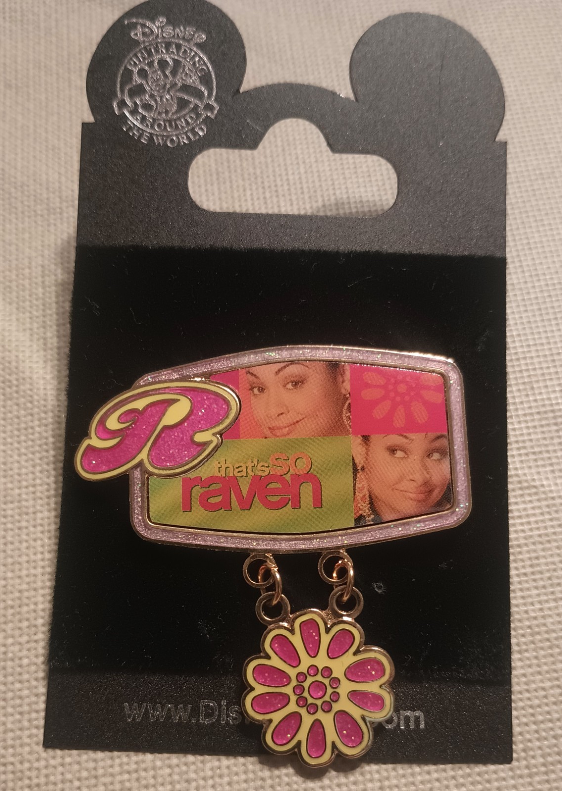 Retired Disney Channel Show Pin That\'s So Raven Symone Dangle Portrait Photo