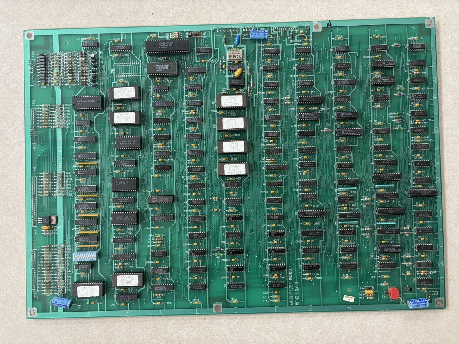 Rampage Arcade PCB Bally Midway 1986 TESTED WORKING 100% Rare 