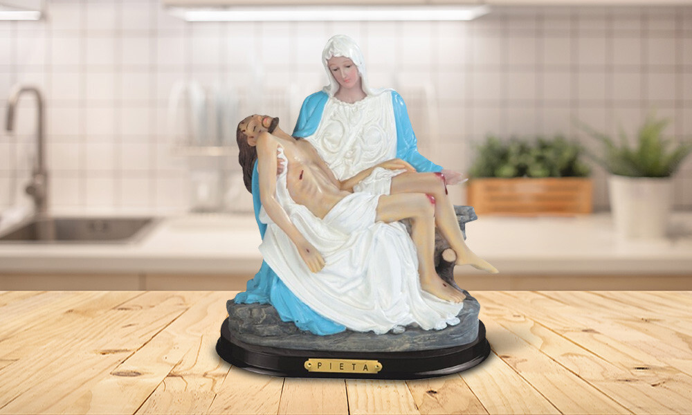 Blue La Pieta by Michelangelo 10\