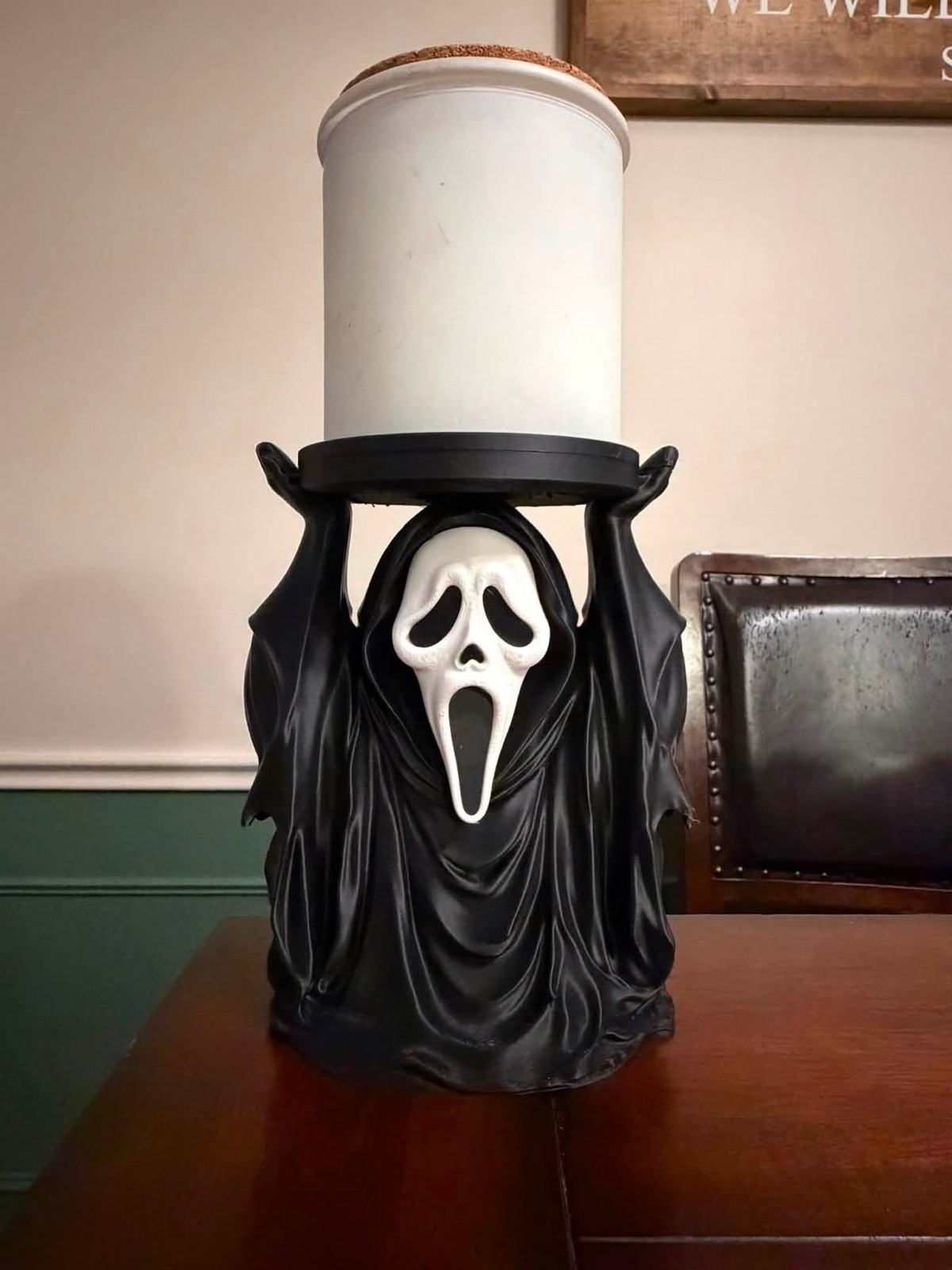 Ghost Face Candle Holder - Halloween - Scream