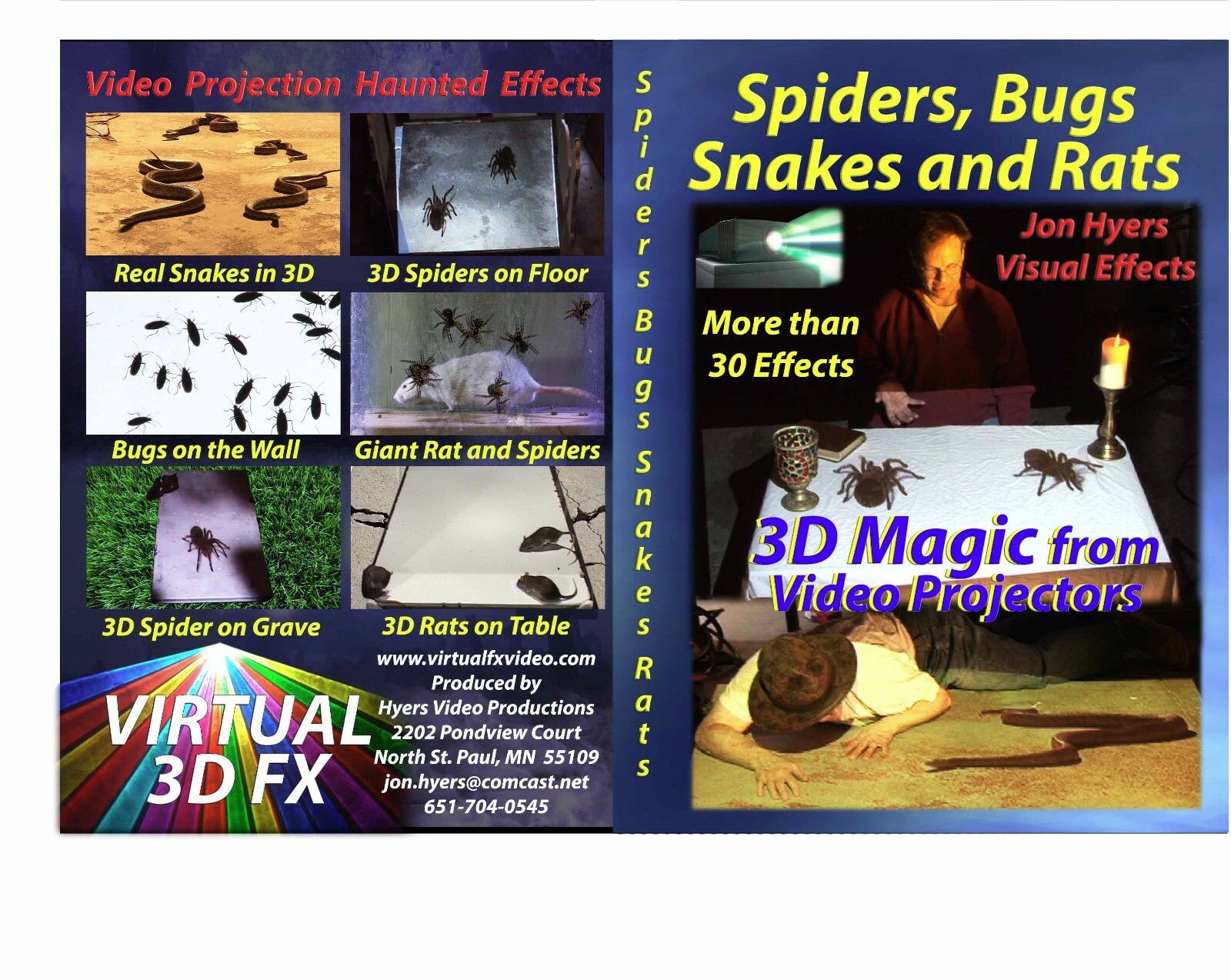 Spiders Snakes Bugs and Rats DVD USBOutrageous Media