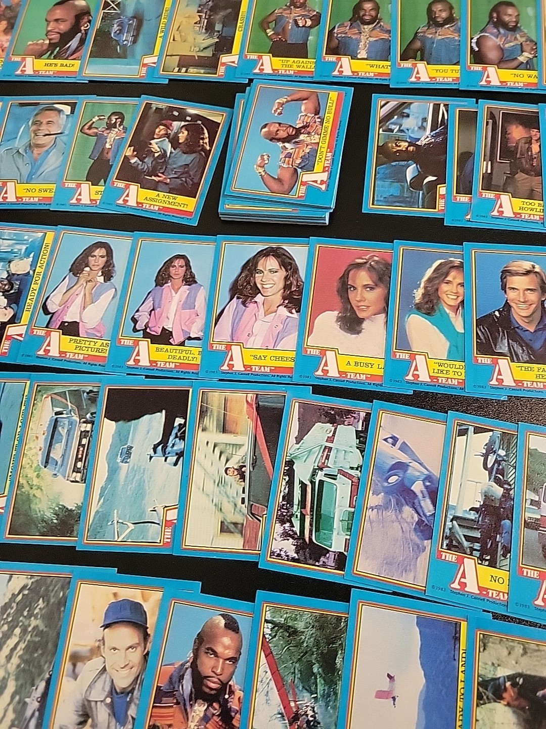 1983 Topps The A-Team Complete Card Set (1-66) MR. T - Great Condition