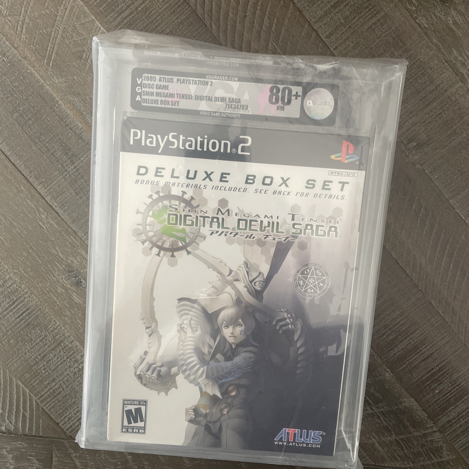 PS2 DIGITAL DEVIL SAGA Shin Megami Tensei PlayStation 2 Deluxe Box Set VGA 80+
