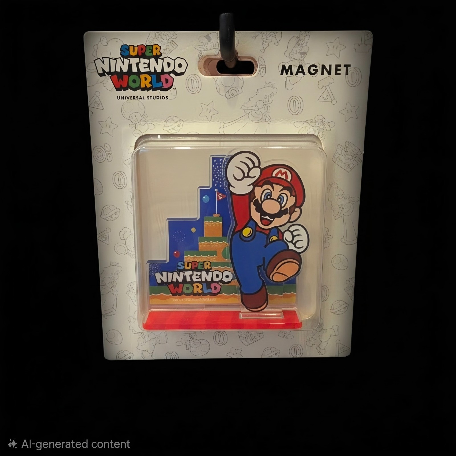 Super Nintendo World Mario Magnet Universal Studios Official New Sealed Souvenir