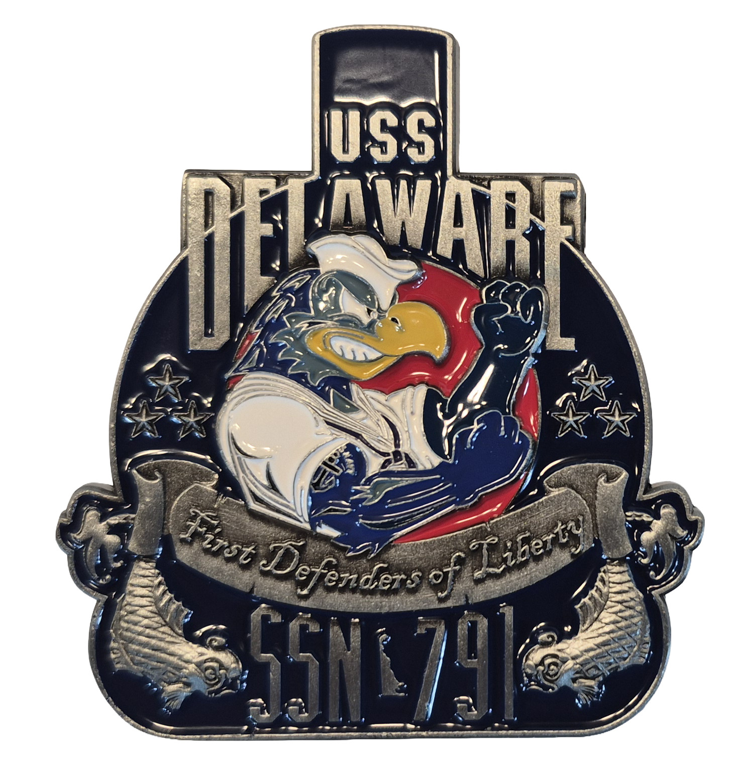 US Navy USS Delaware SSN 791   challenge coin 2