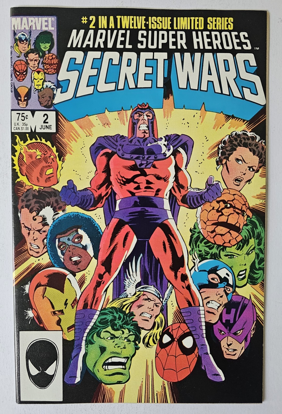 Marvel Comics Marvel Super Heroes Secret Wars #2 (June 1984) Jim Shooter