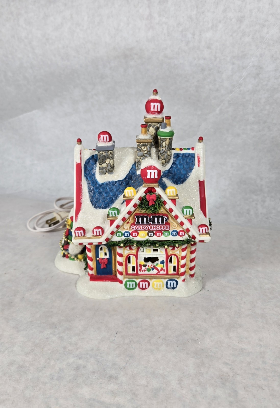 Original 2004 Department 56 M&M’s Village Candy Shoppe Electric RARE Works